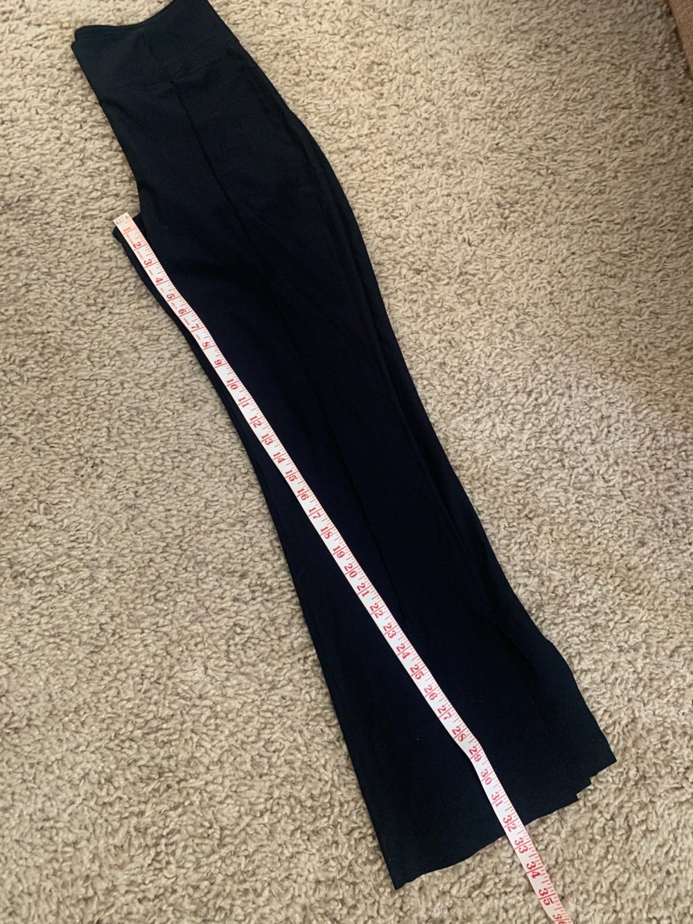 Epoque Evolution black flare pull on pants- size 8 - Picture 9 of 10